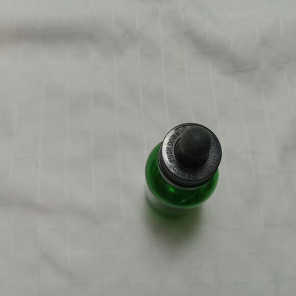 Vintage green glass dropper bottles, empty, with glass dropper, inner stopper - Picture 4 of 4